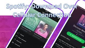 How Do I Download Over A Cellular Connection On Spotify