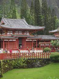 Japanese Temple Oahu Hawaii Japanese Buildings Japanese Temple Oahu Hawaii