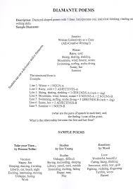 Diamante Poems Diamante Poem Writing Prompts For Kids Poems