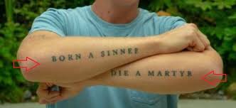 Sinner tattoo ⭐ , russia, engels, ulitsa volokha, 15: Matt Maeson S 3 Tattoos Their Meanings Body Art Guru