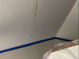 A water damaged ceiling, comes in all different shapes, colors, and sizes. Ceiling Water Damage Crack Repair Andover Wichita Derby Ks Simply Ceilings