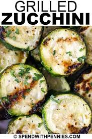 Mix the olive oil and all the seasonings in a one cup mixing container or small bowl. Grilled Zucchini Spend With Pennies