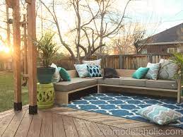 If you want to build backyard seating and you have run out of ideas, this article should help you a little. Diy Outdoor Sectional Sofa Tutorial Building Plan