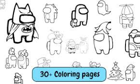 Among us coloring pages are a fun way for kids of all ages to develop creativity, focus, motor skills and color recognition. Among Us Coloring Book Create Your Own Imposter