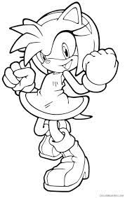 Print sonic coloring pages for free and color our sonic coloring! Sonic Coloring Pages Amy Rose Coloring4free Coloring4free Com