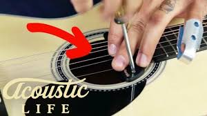 The two flowers of the takamine house. How To Install A Sound Hole Pickup In Your Acoustic Guitar Youtube