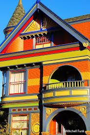 Colorful Victorian House In Haight Ashbury Www Mitchellfunk Com Maisons Colorees Belles Images Californie