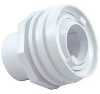CMP 25555-000-000 1.5" INS PVC White Return Fitting Flush Mount