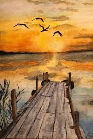 Use green color to make leaves and the combination of this color with purple color looks fantastic. 40 Easy Watercolor Landscape Painting Ideas For Beginners Feminatalk Landscape Paintings Watercolor Landscape Paintings Watercolor Landscape