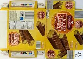 Aldi Peanut Butter Wafers 1 6 Scale Miniature Wafer Miniatures Peanut Butter
