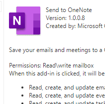 Using Outlook S Send To Onenote Button