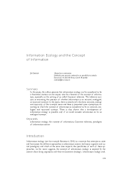 Final q13 concept paper endorsed: Concept De L Information