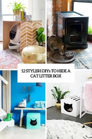 Complete with litter box in the basement! 12 Stylish Diys To Hide A Cat Litter Box Shelterness