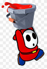 You can also message me if you want a custom shy guy. Slurp Image Group Toad And Guy Paper Paper Mario Color Splash Shy Gal Clipart 821389 Pinclipart