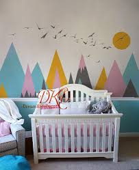 Mountains Decals For Kids Room Mountain Sticker For Nursery Mountain Mural Mountain Wall Decal Mou Mountain Wall Decal Kids Room Murals Nursery Wall Decals