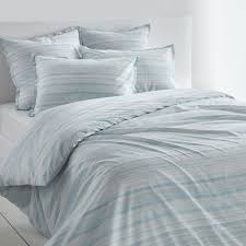 Linge De Lit Rayures Bleues Linge De Lit Housse De Couette Lit