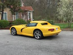 Image result for Viper Bright Yellow 1995 Chrysler