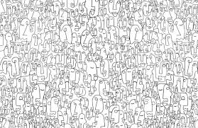 Face Line Drawing Wallpaper Mural Murals Wallpaper Check out inspiring examples of doodle artwork on deviantart, and get inspired by our community of talented artists. face line drawing wallpaper mural