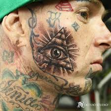 A few years ago, they rented it out to a man with such a tattoo, not knowing about the potential meaning of it. Illuminati Eye Face Tattoo For Men