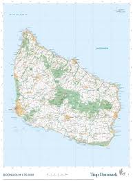 I denne kategori kan du gå en tur gennem det tidligere danmark og opdage smukke gamle kort. Trap Danmark Kort Over Bornholm Topografisk Plankort 1 75 000 Kort Dansk Af Trap Danmark