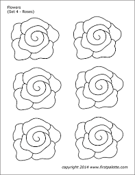To print the coloring page: Flowers Free Printable Templates Coloring Pages Firstpalette Com