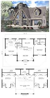 Plan 61105 In 2020 Log Home Plans Log Home Plan Lake House Plans