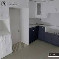 Grayish blue ikea kitchen cabinets. Ikea Axstad Pf Services Ikea Kitchen Installation