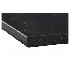 Saljan Countertop Black Marble Effect Laminate 98x1 1 2 Ikea Laminate Countertops Replacing Kitchen Countertops Countertops