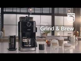It is a lightweight coffee machine that provides multiple servicing options. Philips Grind Brew How To Use Youtube