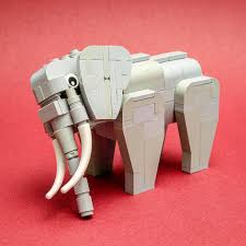 Oh Look It S An Elephant And He Says Hi Lego Design Cool Lego Lego Zoo