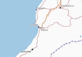 Aït melloul is a city in the west coast of morocco. Michelin Inezgane Ait Melloul Map Viamichelin