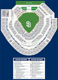 Inquisitive Petco Park Seating Chart With Seat Numbers Pnc