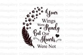 Download Your Wings Were Ready But Our Hearts Svg Graphic By Cutfilesgallery Creative Fabrica PSD Mockup Templates