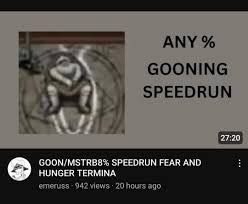 The funger speedrunning community is...Interesting : rFearAndHunger