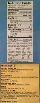 94 calories of chicken breast (cooked), no skin, roasted, (0.33 breast, bone and skin removed) 87 calories of low fat cream cheese, (37.80 grams) 65 calories of aztec (taco size) tortilla (2 ), (0.50 serving) 57 calories of great value finely shredded fiesta blend cheese, (0.17 cup) El Monterey Chicken Cheese Taquitos Review Freezer Meal Frenzy