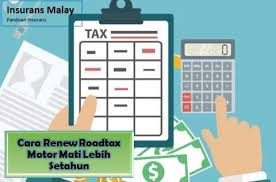 Cara Renew Roadtax Motor Mati Lebih Setahun Duduk Bersila