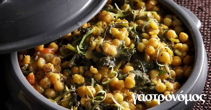 Spinach with Chickpeas
