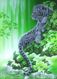 I Will Stand By You White Tigers Gallery Bigcats Art Of Kentaro Nishino Tiger Painting Tiger Art Wildlife Art
