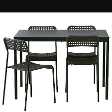 When prices for products for work from home went up due to the pandemic, ikea saved my family. Ikea Small Dining Table Only Black Colour Furniture Home Living Furniture Tables Sets On Carousell
