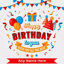 Just download one, open it in any program that can display the.pdf file format, and print. Free Download Birthday Card With Name