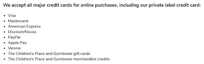 Have a gift card from the children's place and wondering how to redeem it? Does The Children S Place Accept Paypal Knoji