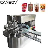 Laundry Detergent Beverage Water Sachet Liquid Filling Machine Turntable  Injection Dosing Packing Sealing Machine