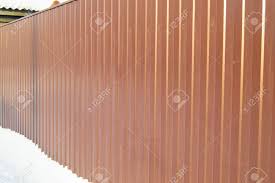 Corrugated metal siding can be the one of your choice. Modern Aluminum Fence Of Corrugated Panel Corrugated Metal Siding Stock Photo Picture And Royalty Free Image Image 116131967