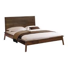 A standard king mattress is 76 inches wide and 80 inches long, which is the same length as a queen and twin xl mattress. American Made Mid Century Modern Bed Dutchcrafters