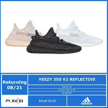 This yeezy boost 350 v2 comes with a black upper plus reflective accents, black midsole, and a black sole. Adidas Yeezy Boost 350 V2 Reflective Restock Sneakerjagers