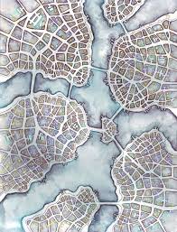 This category contains only the following page. Aorta Islands Cityspace 177 Emily Garfield Art Map Painting Map Art Watercolor Map