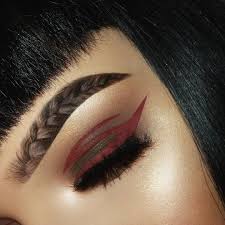 Brow Braids Cannibaltrill Dipbrow In Ebony Brow Braid Is Edited Makeup Eyeliner Aesthetic Makeup Artistry Makeup