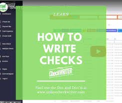 How To Write A Check Check Writing How To A Step By Step Instructions A Perfect Solution For Beginners Online Checks Writing Software Printing Software