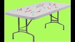 Remove Crayon Ink And More From White Plastic Tables Easy And Cheap Youtube