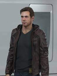 Gavin Reed Detroit Become Human Brown Leather Jacket